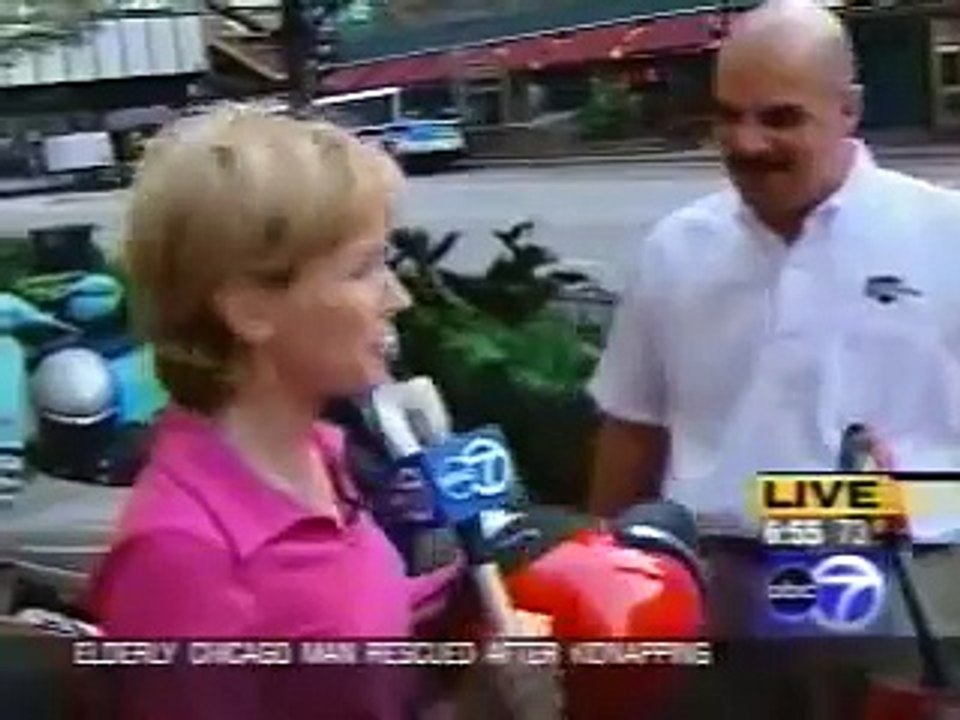 News Reporter Tracy Butler Crashes  a Vespa Motor Scooter