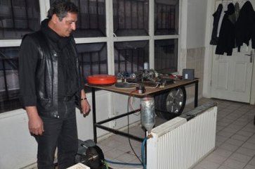 Ankaralı Mucit, 2 Liralık Elektrik Tüketimi ile Suyla Çalışan Kombi Üretti