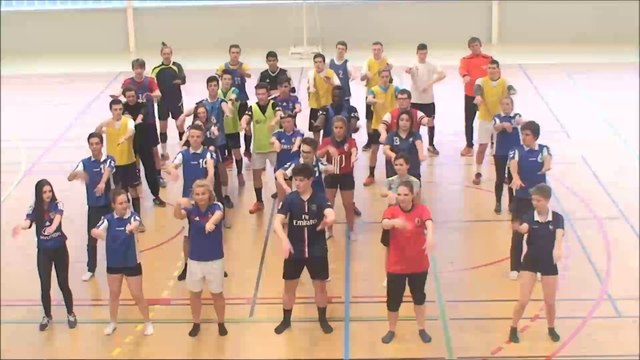 Flash Mob du lycée Gambetta de Tourcoing EURO2016