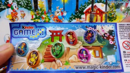 Unboxing 24 Kinder Surprise Eggs Advent Calendar Santa Claus Toys 2009 Edition