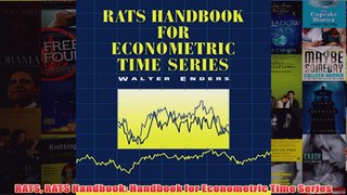 Download PDF  RATS RATS Handbook Handbook for Econometric Time Series FULL FREE