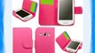 Samrick - Funda tipo libro para Samsung Galaxy Fame S6810 y S6810P con NFC (piel tarjetero)