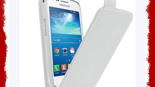 Samrick Especialmente Diseñado Maletín Abatible De Cuero Para Samsung S7580 Galaxy Trend Plus
