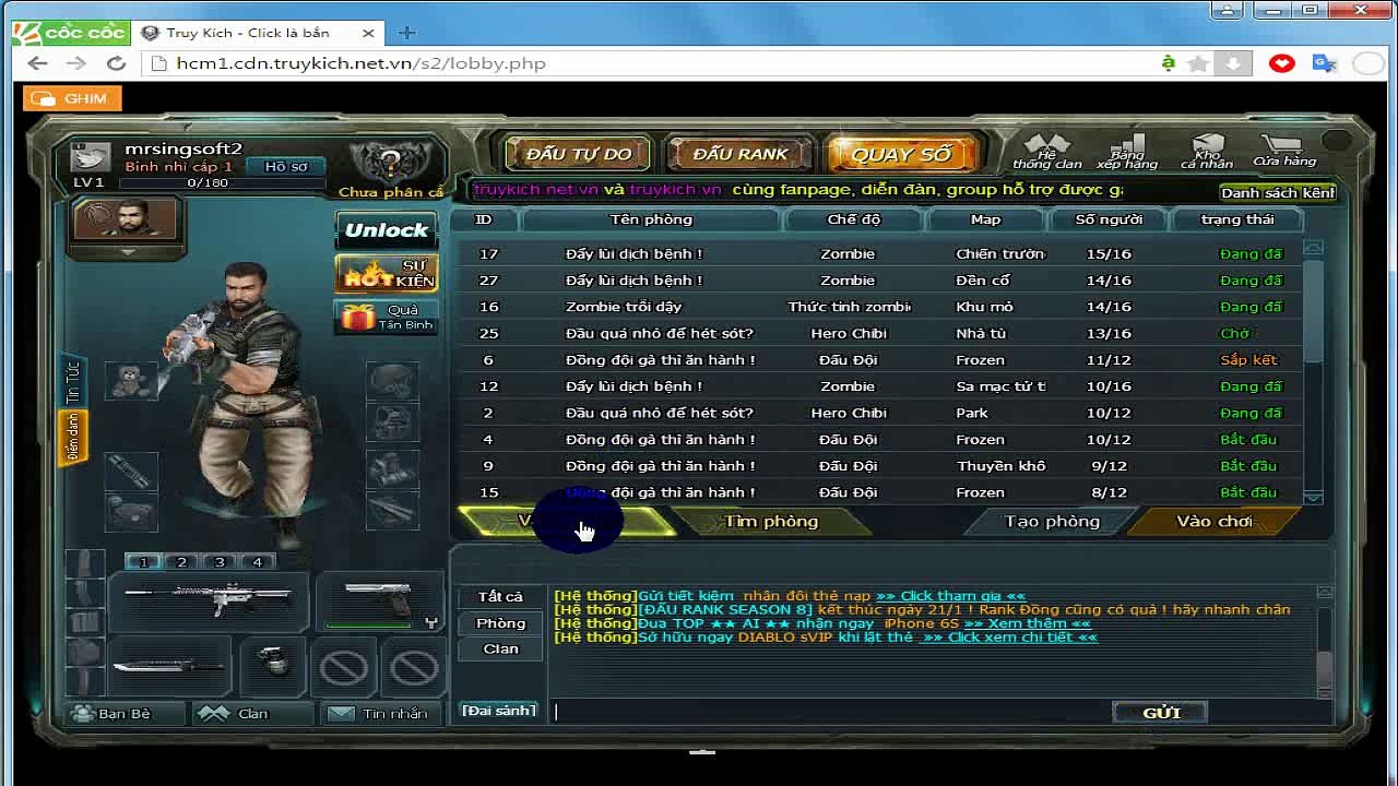 huong dan tao tai khoan va trai nghiem game truy kick