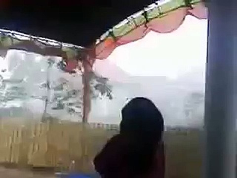 Storm stops after Azan