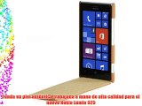 Stilgut UltraSlim funda exclusíva en piel auténtica para el Nokia Lumia 925 old style marrón