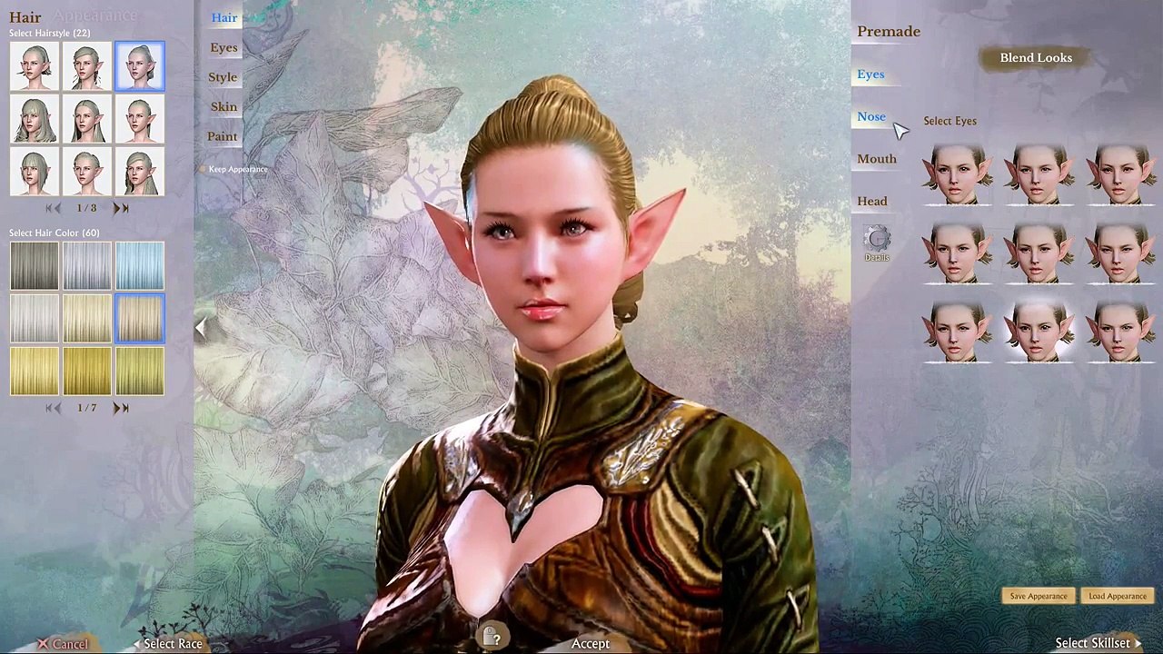 ArcheAge - LadyDeath the Elf Occultist Character Creation Closed Beta Event 2