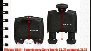 Wicked Chili - Soporte para Sony Xperia Z3 Z3 compact Z1 Z1 compact E4G M4 Aqua / HTC One M9