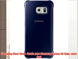 Samsung Clear View - Funda para Samsung Galaxy S6 Edge color Azul