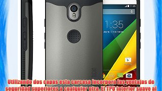 Motorola Moto G 3 (3rd Gen 2015 Released) Funda Caja protectora TUDIA Slim-Fit MERGE de doble