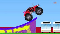 KZKCARTOON TV-Monster Truck - Sports Car Monster Truck - Kids Car Race