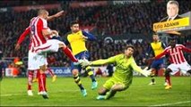 Stoke City 3-2 Arsenal-İNGİLTERE PREMİER LİG MAÇ ÖZETİ-HD