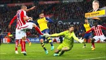 Stoke City 3-2 Arsenal-İNGİLTERE PREMİER LİG MAÇ ÖZETİ-HD