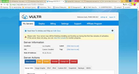 [Part 2] How to install windown 7 on vps vultr