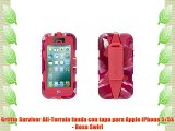 Griffin Survivor All-Terrain funda con tapa para Apple iPhone 5/5S - Rosa Swirl