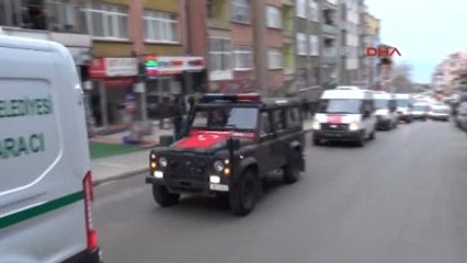 Trabzon Şehit Astsubay Ünal Bıçakçı Son Yolculuğuna Uğurlanıyor -1