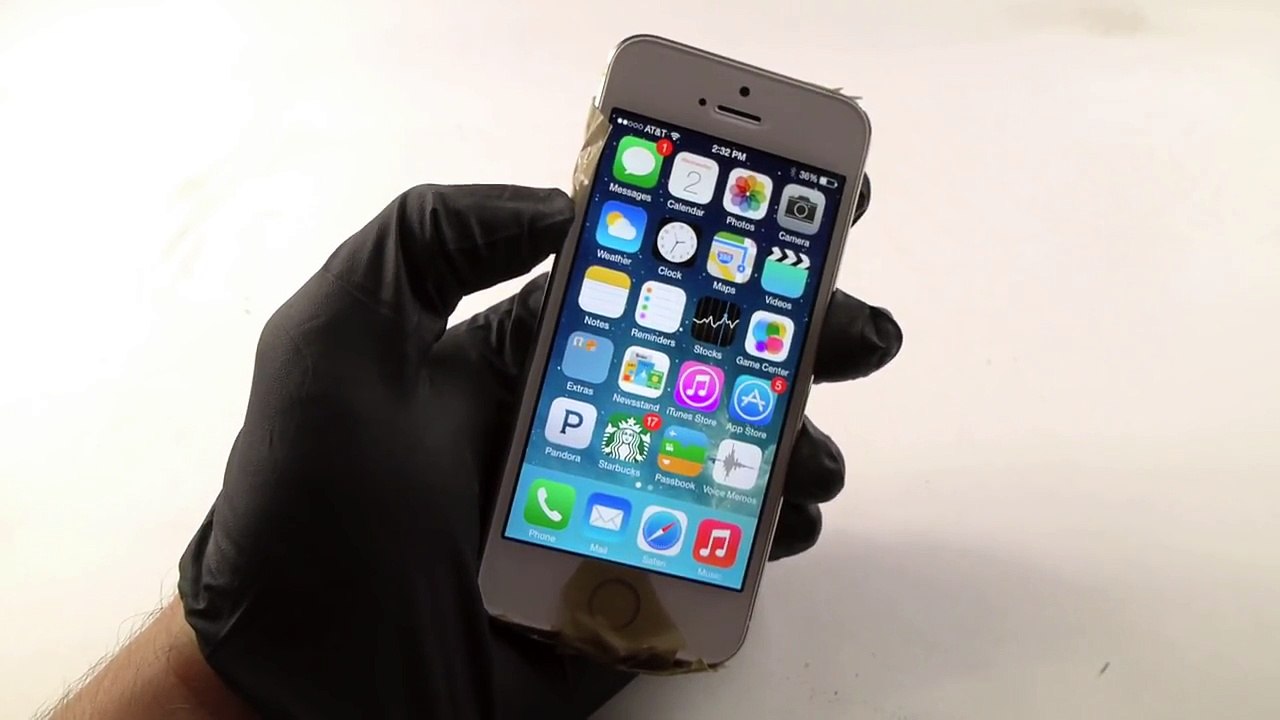 The Indestructible iPhone 5S - Made of Rock
