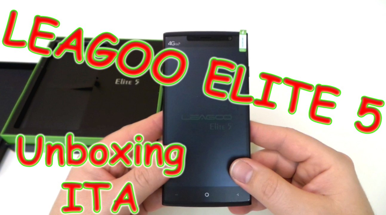 LEAGOO Elite 5 unboxing e recensione, smartphone 5.5 HD ips dual sim quad core 2gb ram 16gb rom 4000mah battery