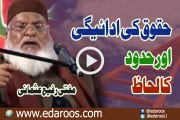 Huqooq Ki Adaigi Aur Hudood Ka Lehaz By Mufti Rafi Usmani