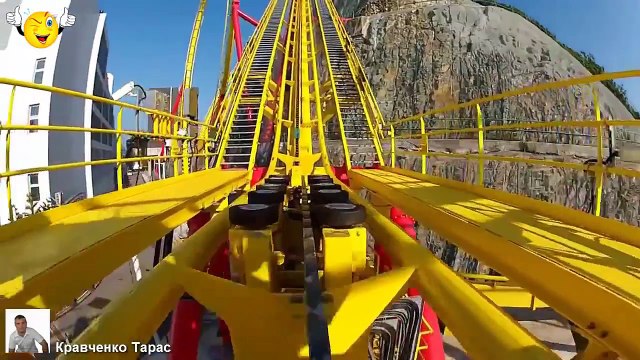 Самые страшные аттракционы Мира! Сумасшедшие Горки 5 лучших часть №1 [качество HD]