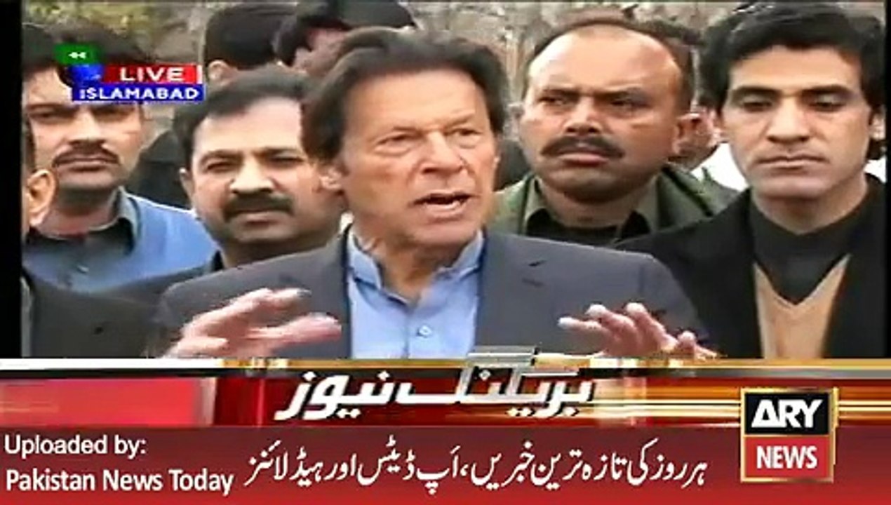 Imran Khan Media Talk in Islamabad -ARY News Headlines 6 February 2016,