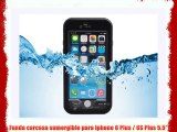 Funda acuática sumergible para nuevo iphone 6 Plus / 6S Plus 5.5 protección agua nieve polvo