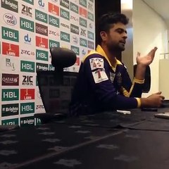 Ahmad Shahzad Media talk after making First PSL Fifty Against Karachi Kings