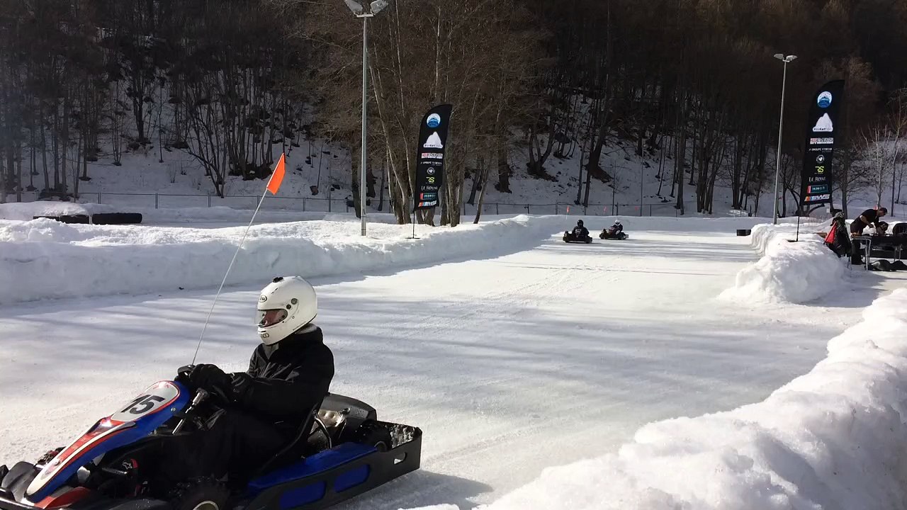 Alpes : focus sur le kart sur glace à Serre-Chevalier