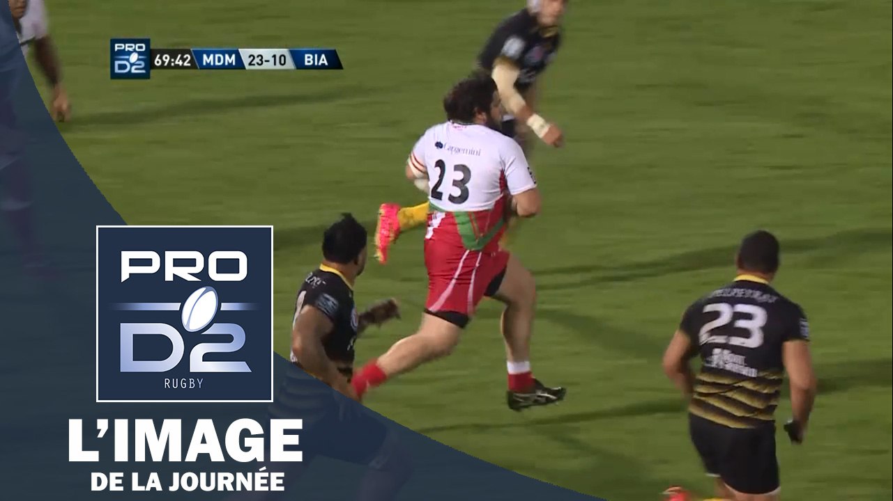 PRO D2 – La vista de Stéphane Clément (Biarritz) face à Mont-de-Marsan – Saison 2015-2016