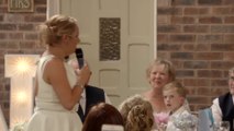 Maid of Honor performs epic Rap Speech to ‘Ice Ice Baby’ during Wedding Diner