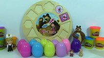 Surprise Eggs Masha i Medved Маша и Медведь Kinder Surprise Toys