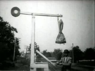 Train Picks Up Mail Bag