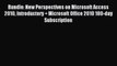 (PDF Download) Bundle: New Perspectives on Microsoft Access 2010 Introductory + Microsoft Office