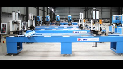 WMSK-220 uPVC window 2-head common & seamless welding machine