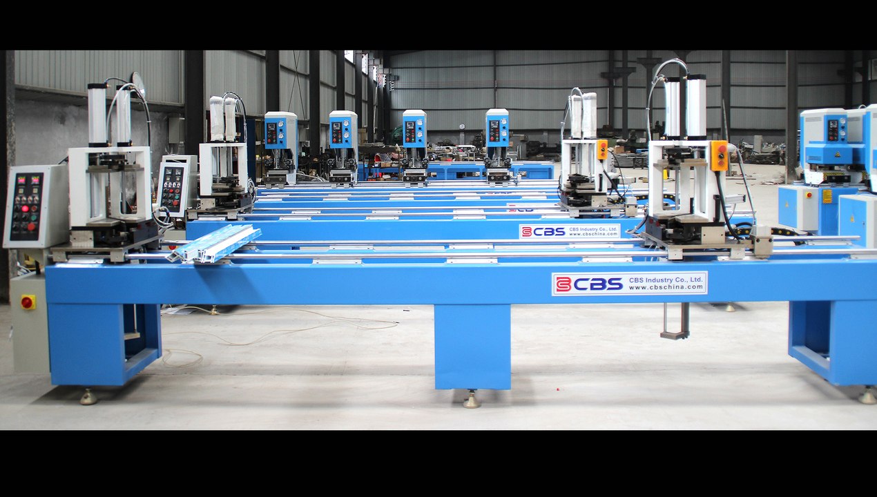 WMSK-220 uPVC window 2-head common & seamless welding machine