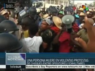 Choques entre opositores y exmilitares dejan un muerto en Haití