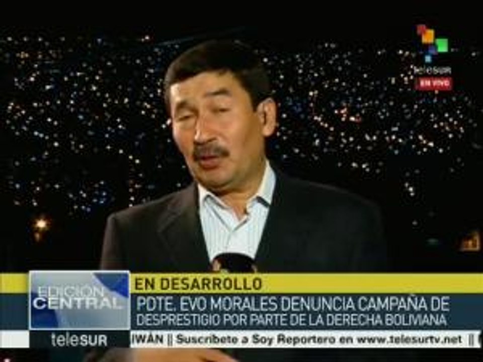 Pdte. Evo Morales denuncia fuerte campaña de desprestigio en su contra