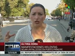 Haití: muere una persona durante nuevas manifestaciones violentas