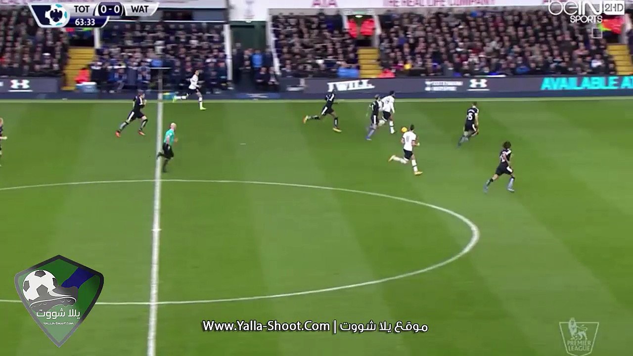 اهداف مباراة توتنهام وواتفورد 1-0 تعليق خالد الغول