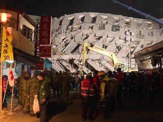 Taïwan: un séisme fait 14 morts, plus de 150 disparus