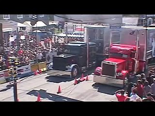 Гонки грузовиков с прицепами Это ШОК!!!