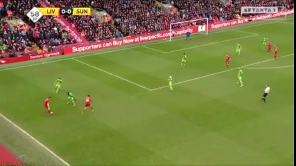 اهداف مباراة ليفربول وسندرلاند من الاسبوع الـ 25 للدوري الانجليزي
