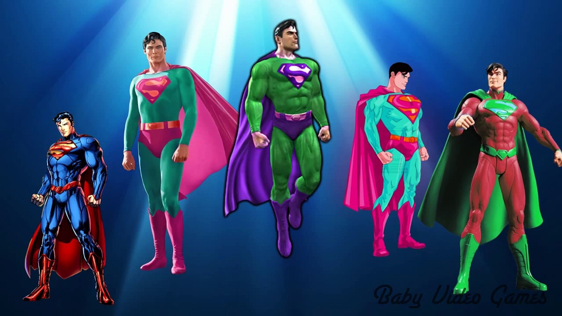 Finger Family Superman Kids Songs