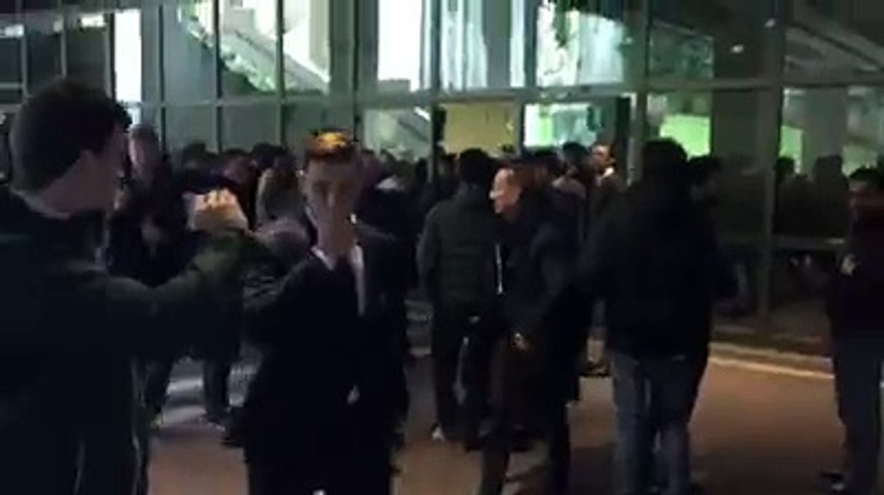 Lucas Biglia al termine della riunione Arbitri-Società di Serie A