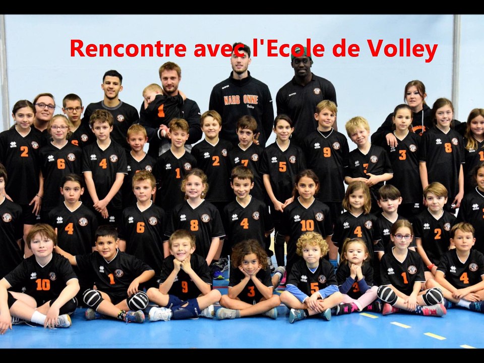rencontre avec l'école de volley