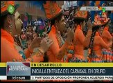 Bolivia celebra el tradicional carnaval de Oruro