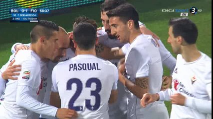 Federico Bernardeschi Goal HD - Bologna 0-1 Fiorentina - 06-02-2016