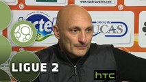 Conférence de presse Stade Lavallois - AC Ajaccio (0-0) : Denis ZANKO (LAVAL) - Olivier PANTALONI (ACA) - 2015/2016