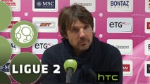 Conférence de presse Evian TG FC - Paris FC (1-0) : Romain REVELLI (EVIAN) - Jean-Luc VASSEUR (PFC) - 2015/2016