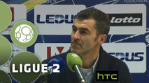 Conférence de presse FC Sochaux-Montbéliard - Red Star  F.C (1-2) : Albert CARTIER (FCSM) - Rui ALMEIDA (RED) - 2015/2016